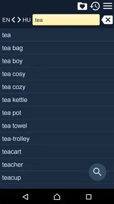 EN-HU Dictionary Free android App screenshot 9